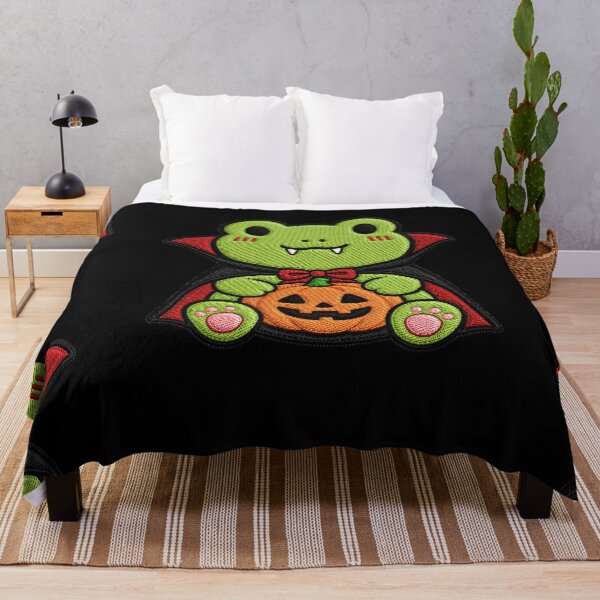 Item preview, Vampire Frog Hugging Jack O'Lantern designed and sold by ColorSplash123.