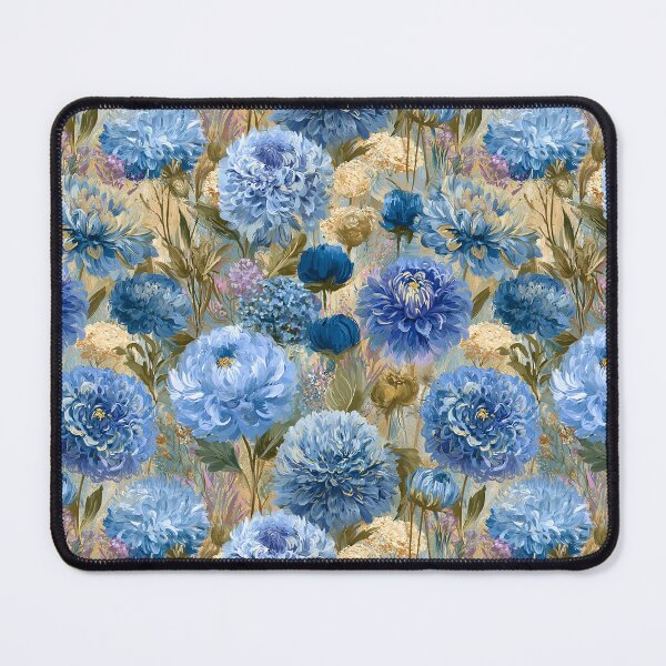 Item preview, Unique Dahlias Print - Birthday Flower Pattern - Birthday Gifts designed and sold by RoyalStarsPatts.