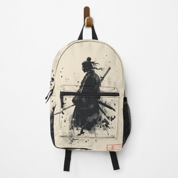 Item preview, Another of Silent Warrior Sumi E Samurai Japanese Ink Art Katana designed and sold by The Fine Print by BassAddict.