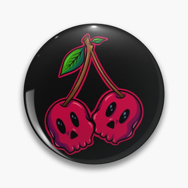 Item preview, Creepy Cute Cherry Skulls designed and sold by SingleTrackes.