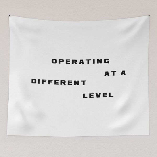 Item preview, OPERATING AT A DIFFERENT LEVEL, Unique designed and sold by villacreativa.