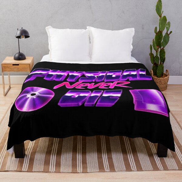 Item preview, PHYSICAL NEVER DIE - Retro Gaming Logo Neon Chrome Purple | CD & Cartridge designed and sold by Wawan35200.