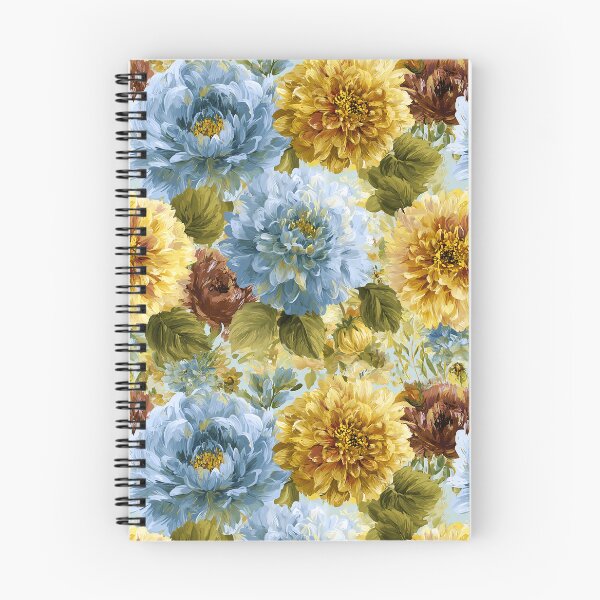 Item preview, Blooming Dahlias Floral  - Flower Bouquet Pattern  - Birthday Gifts For Boyfriend designed and sold by RoyalStarsPatts.