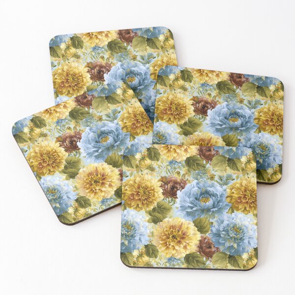 Item preview, Blooming Dahlias Floral  - Flower Bouquet Pattern  - Birthday Gifts For Boyfriend designed and sold by RoyalStarsPatts.