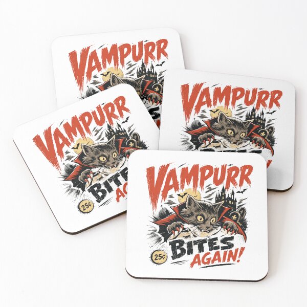 Item preview, Vampurr Bites Again! Halloween Cat Vampire Feline Lover Spooky designed and sold by HumansStuck12.