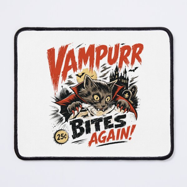 Item preview, Vampurr Bites Again! Halloween Cat Vampire Feline Lover Spooky designed and sold by HumansStuck12.