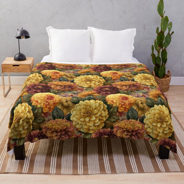 Item preview, Minimalistic Dahlias Floral  - Flower Garden Pattern  - Birthday Gifts For Dad designed and sold by RoyalStarsPatts.