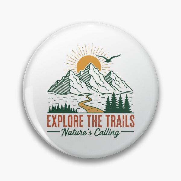 Item preview, Explore the Trails Natures Calling Vintage Mountain Sunset designed and sold by Amir Faysal.