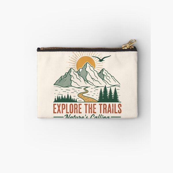 Item preview, Explore the Trails Natures Calling Vintage Mountain Sunset designed and sold by Amir Faysal.