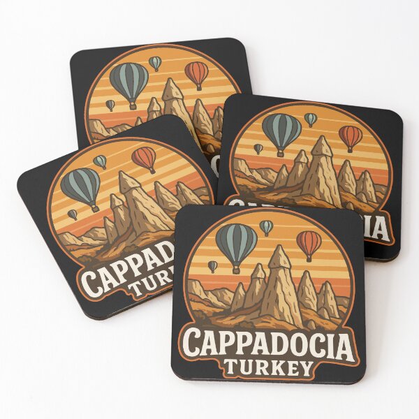Item preview, Cappadocia Turkey Retro Travel designed and sold by TomFrontierArt.