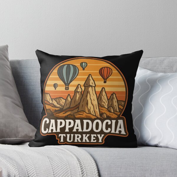 Item preview, Cappadocia Turkey Retro Travel designed and sold by TomFrontierArt.