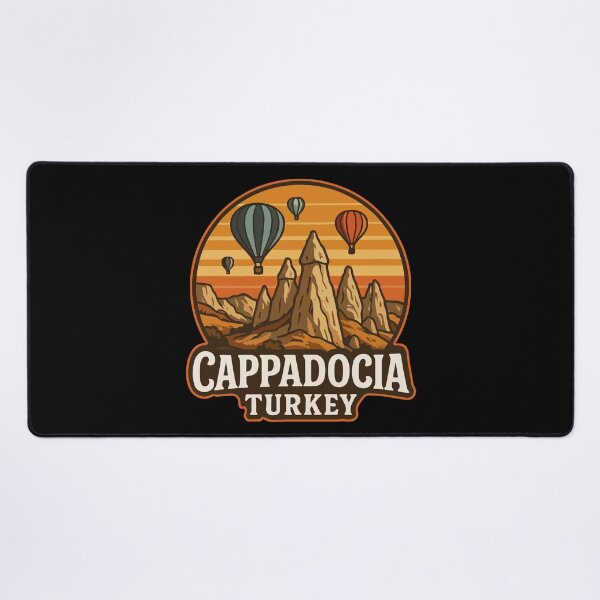 Item preview, Cappadocia Turkey Retro Travel designed and sold by TomFrontierArt.