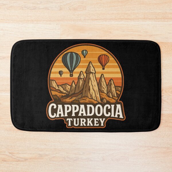 Item preview, Cappadocia Turkey Retro Travel designed and sold by TomFrontierArt.