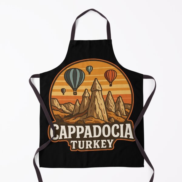 Item preview, Cappadocia Turkey Retro Travel designed and sold by TomFrontierArt.