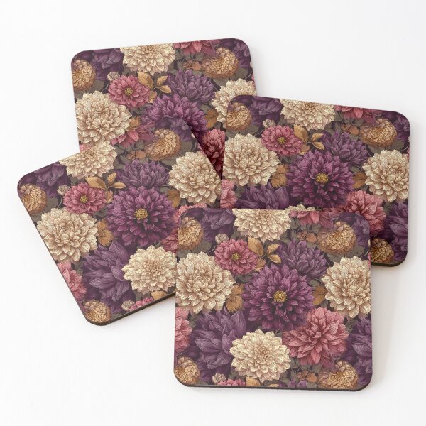 Item preview, Graceful Dahlias  - Birth Flower Pattern  - Birthday Gifts For Girlfriend designed and sold by RoyalStarsPatts.