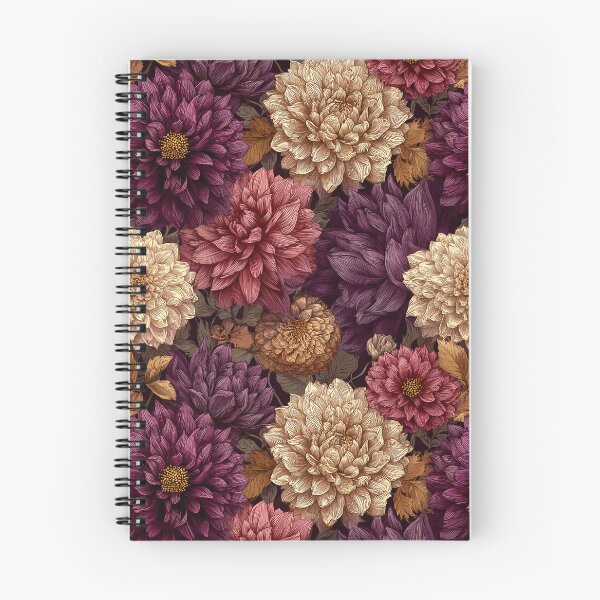 Item preview, Graceful Dahlias  - Birth Flower Pattern  - Birthday Gifts For Girlfriend designed and sold by RoyalStarsPatts.