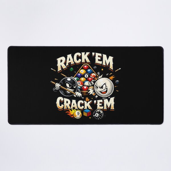 Item preview, Rack 'Em & Crack 'Em - Funny Billiards Pool Player designed and sold by SidTastic .