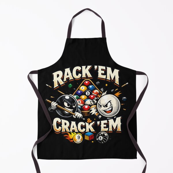 Item preview, Rack 'Em & Crack 'Em - Funny Billiards Pool Player  designed and sold by SidTastic .