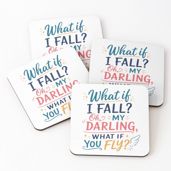 Item preview, What If I Fall? Oh, My Darling, What If You Fly? Inspirational Quote Motivational Empowerment designed and sold by HumansStuck12.