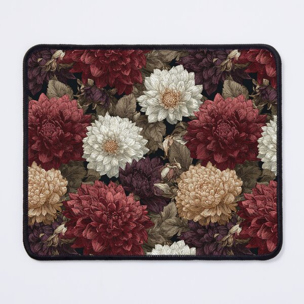 Item preview, Bold Dahlias Texture - Retro Flower Floral - Birthday Gifts For Her designed and sold by RoyalStarsPatts.