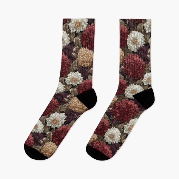 Item preview, Bold Dahlias Texture  - Retro Flower Floral  - Birthday Gifts For Her designed and sold by RoyalStarsPatts.