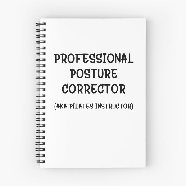 Item preview, Posture Corrector fun Minimalist Motivational Typography for Pilates Girls designed and sold by GenZenClub.