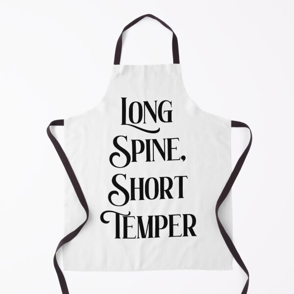 Item preview, Long Spine, short temper funny Minimalist Motivational Typography for Pilates Girls designed and sold by GenZenClub.