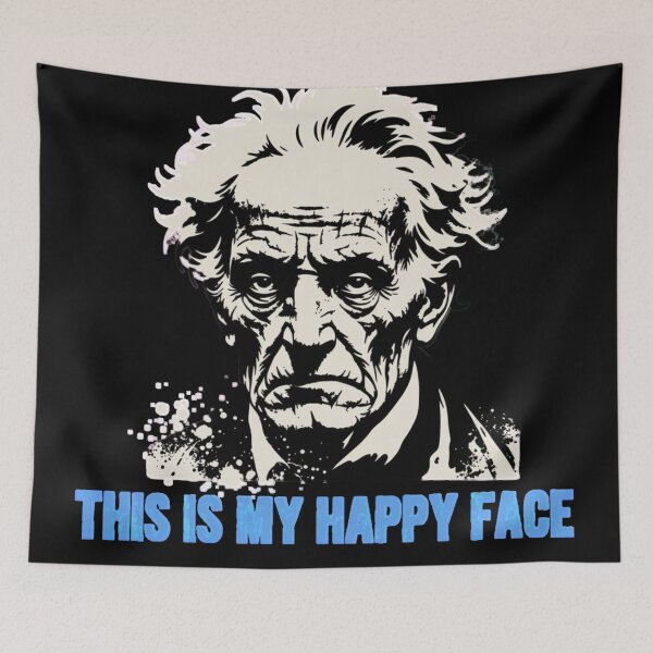 Item preview, THIS IS MY HAPPY FACE - ARTHUR SCHOPENHAUER designed and sold by 123ks.