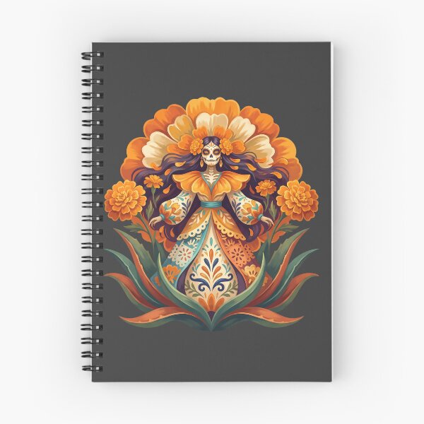 Item preview, Día de los Muertos Autumn Floral Guardian designed and sold by MythicCotton.