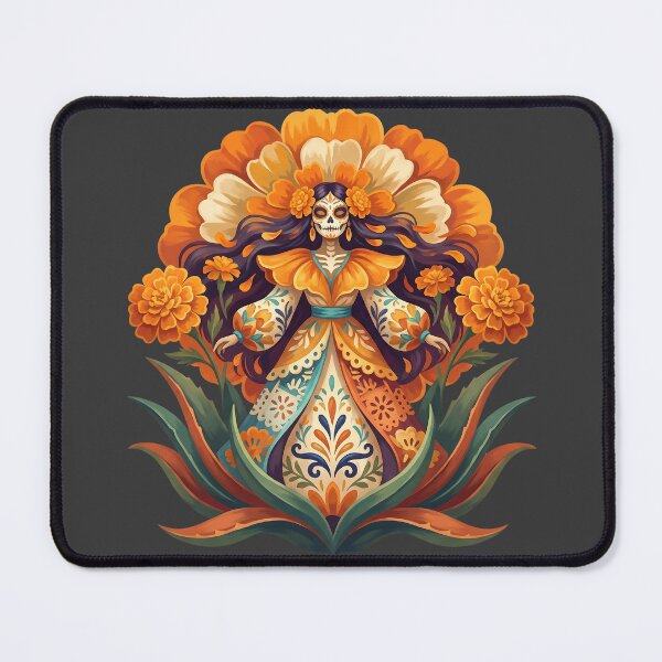 Item preview, Día de los Muertos Autumn Floral Guardian designed and sold by MythicCotton.