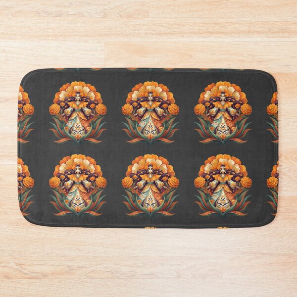 Item preview, Día de los Muertos Autumn Floral Guardian designed and sold by MythicCotton.