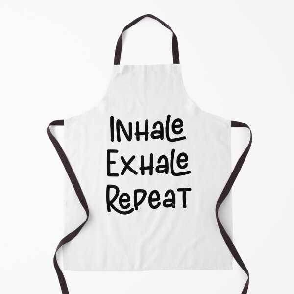 Item preview, Inhale, Exhale, Repeat fun Minimalist Motivational Typography for Pilates, Yoga & Gym Girls designed and sold by GenZenClub.