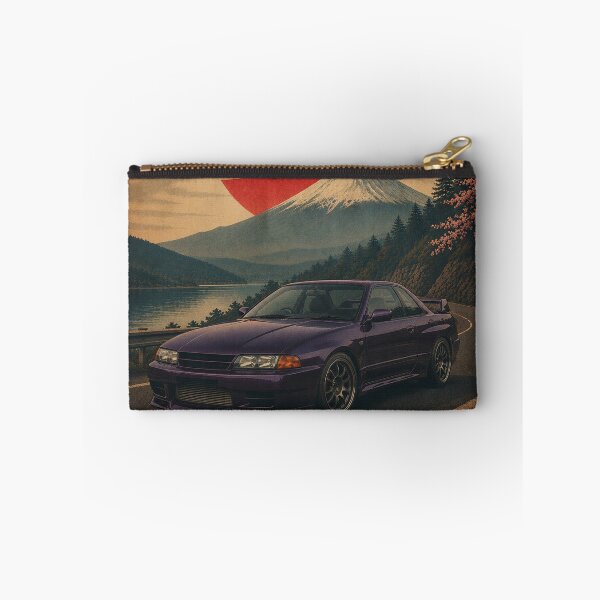 Artikelvorschau, Vintage japanischer Sportwagen R32 Sunset in Mitternachtsviolett entworfen und verkauft von Traceursniper.