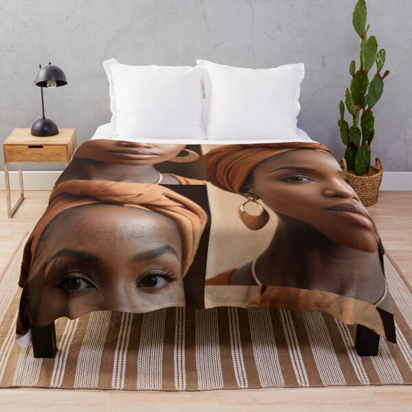 Item preview, Fashion - Portrait of a Black Woman, Afro-Bohemian Aesthetic designed and sold by Beat-It.