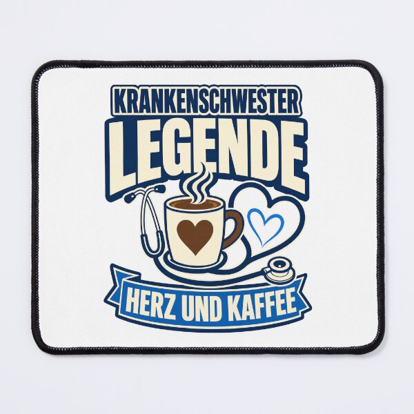 Item preview, Nurse Legend Heart and Coffee Gift designed and sold by pirminio.