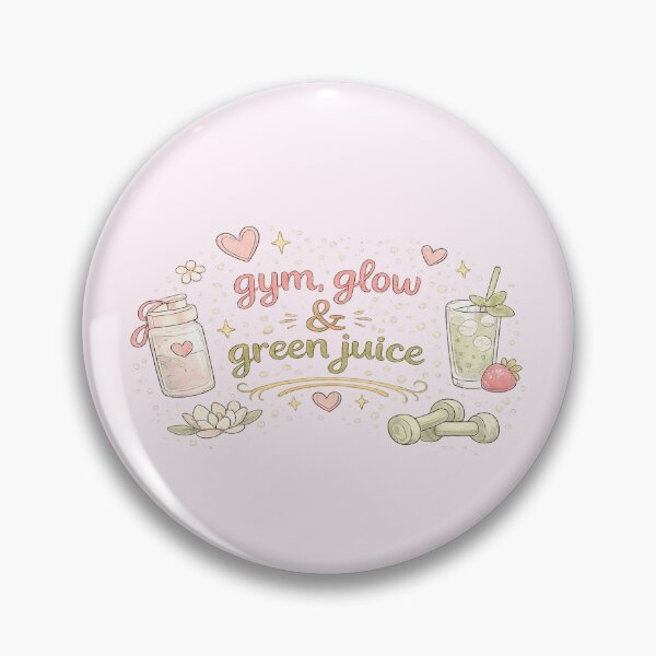 Item preview, Gym Glow & Green Juice | Wellness Girl Aesthetic Design designed and sold by My Gluten Free Life UK.