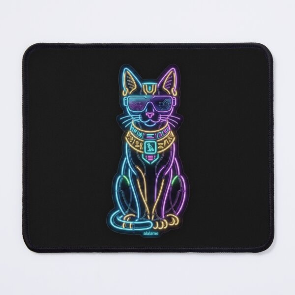 Item preview, Cyber Scarab Neon - Cyberpunk Ancient Egypt Art designed and sold by alalame.