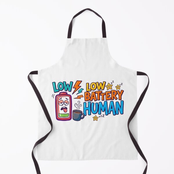 Item preview, Low Battery Human | Funny Coffee Lover Typography T-Shirt with Battery Icon designed and sold by Faisal Shah.