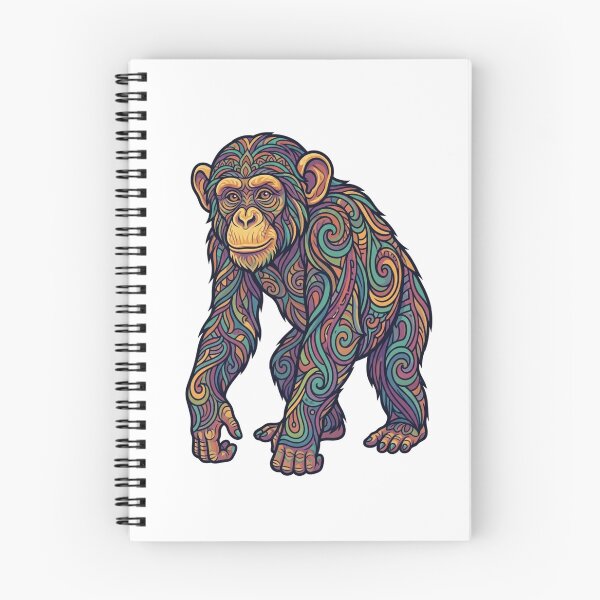 Item preview, Psychedelic Chimpanzee Mandala Art designed and sold by Skyrocketz.
