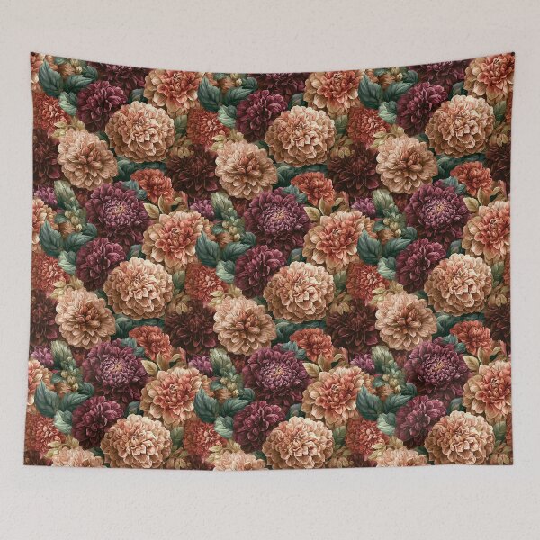 Item preview, Fresh Dahlias Flower - Hawaiian Flower Pattern  - Birthday Gifts For Husband designed and sold by RoyalStarsPatts.