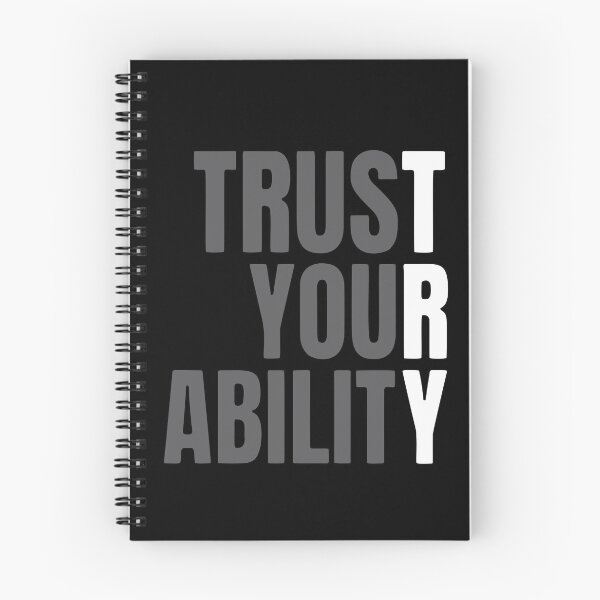 Item preview, Trust Your Ability TRY Minimalist Typography designed and sold by Creativenetic.
