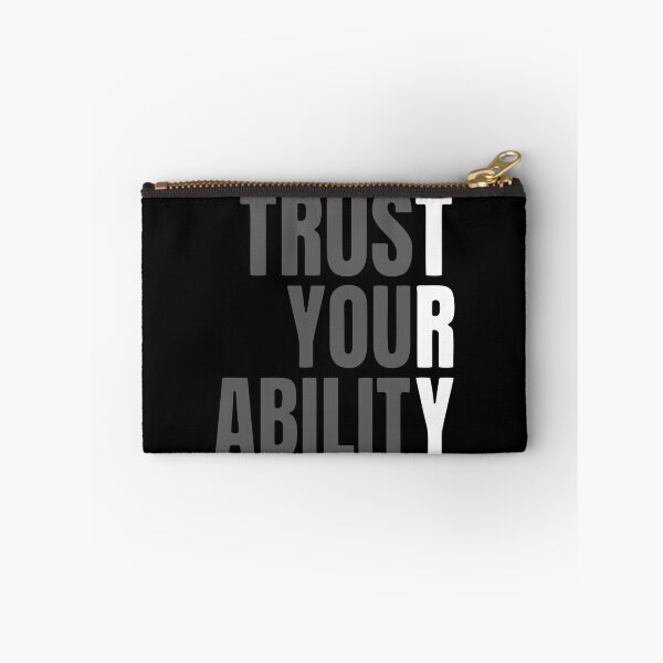 Item preview, Trust Your Ability TRY Minimalist Typography designed and sold by Creativenetic.
