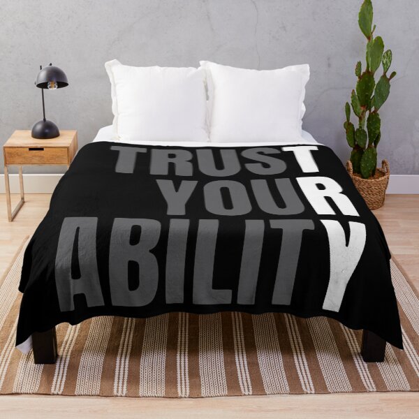 Item preview, Trust Your Ability TRY Minimalist Typography designed and sold by Creativenetic.