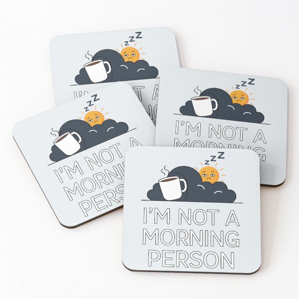 Item preview, I'm Not a Morning Person designed and sold by Amir Faysal.