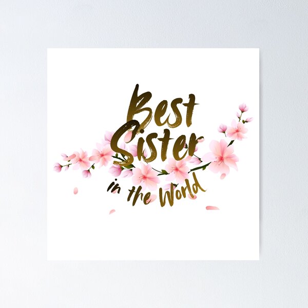 Item preview, Best Sister in the world designed and sold by iRenza.