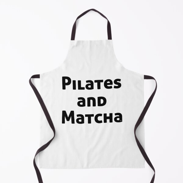 Item preview, Pilates and matcha fun Minimalist Motivational Typography for Pilates Girls designed and sold by GenZenClub.