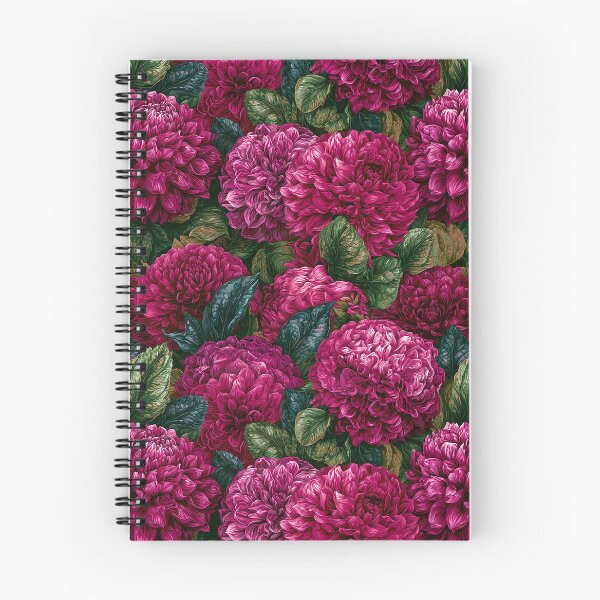 Item preview, Lush Dahlias Texture  - Flower Garden Pattern  - Birthday Gifts For Mom designed and sold by RoyalStarsPatts.