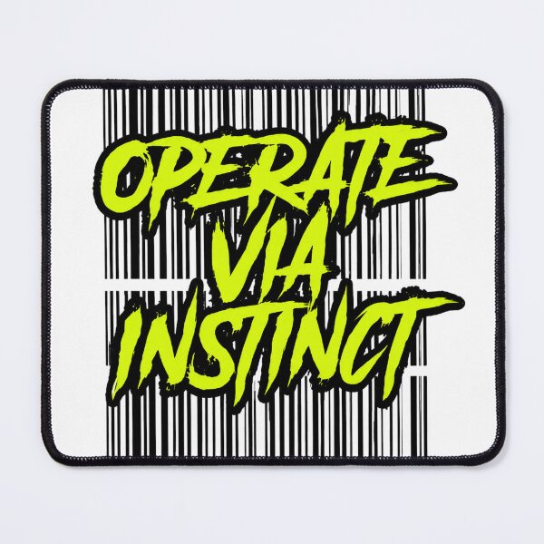 Item preview, Novus Fera "Operate Via Instinct" Neon Typographic Streetwear designed and sold by NOVUS FERA.