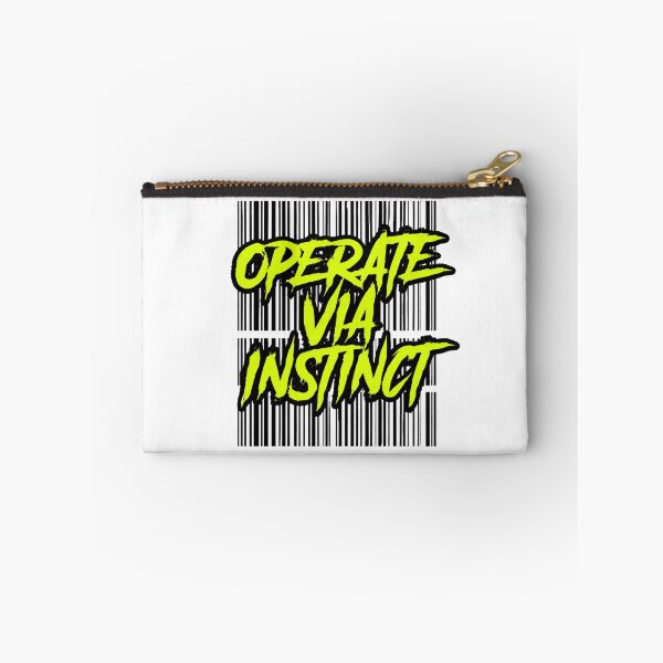 Item preview, Novus Fera "Operate Via Instinct" Neon Typographic Streetwear designed and sold by NOVUS FERA.
