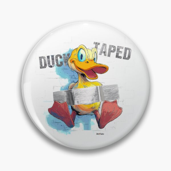 Item preview, Duck Taped Funny Duct Tape Duck Pun designed and sold by DuckSmith.